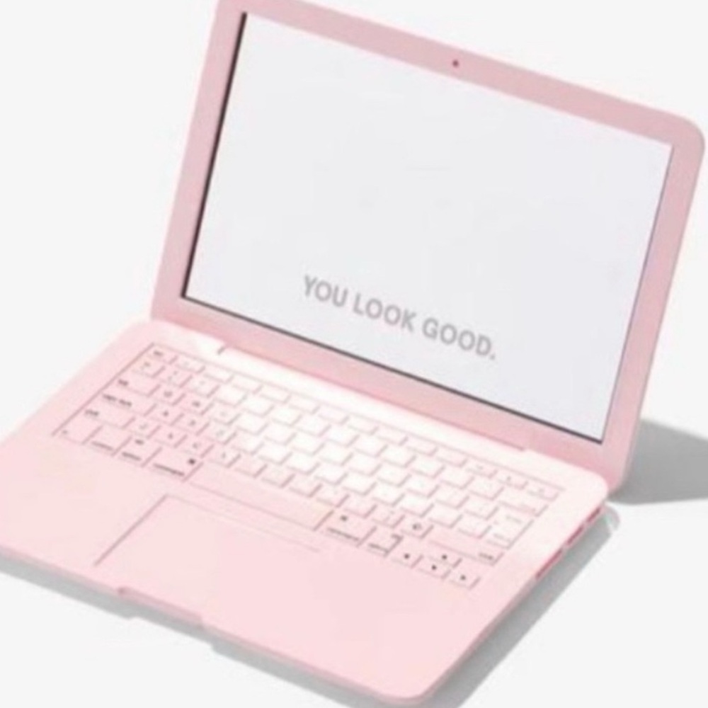 NEW Glossier Mini Laptop Mirror Pink